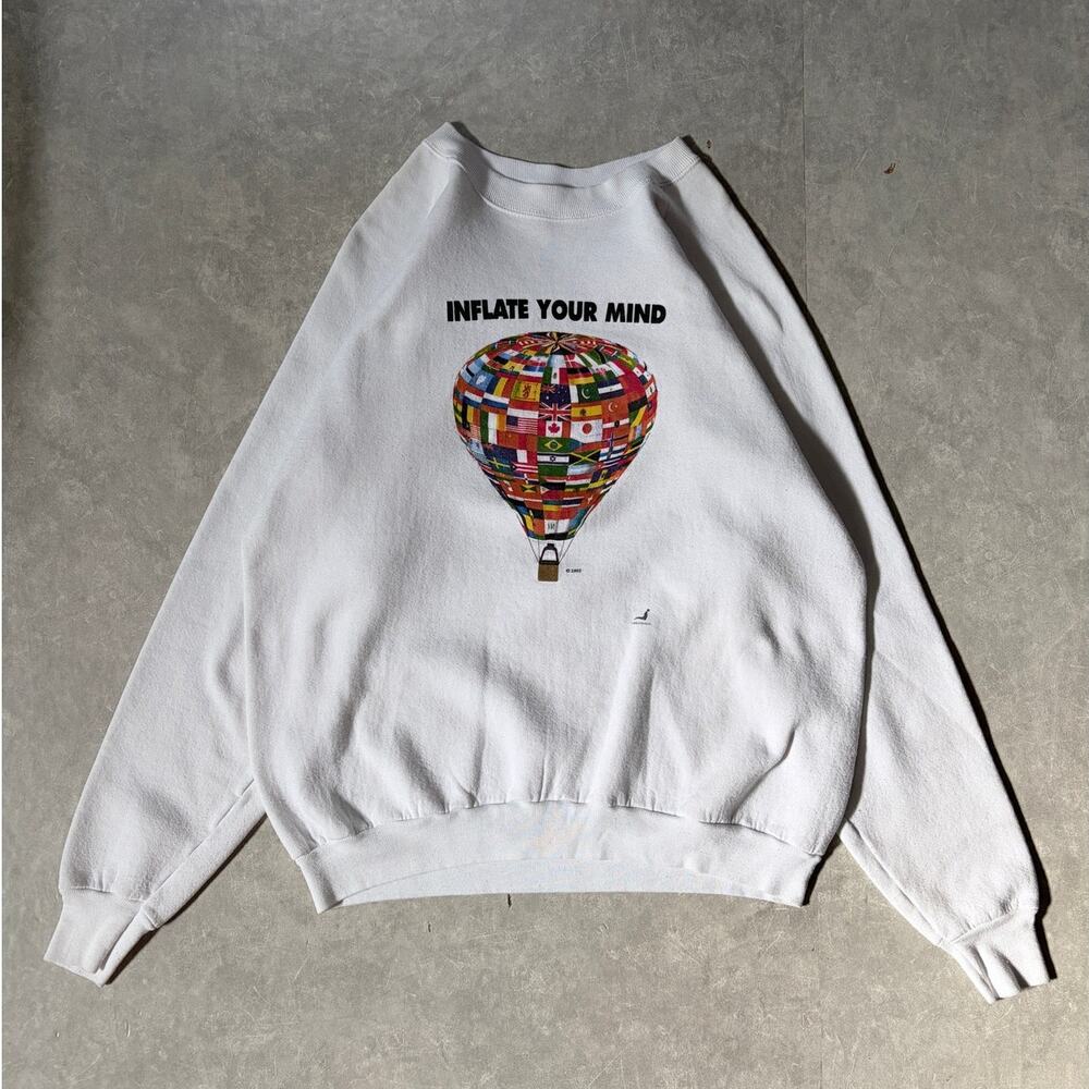 90s Vintage Blow Your Mind International Blimp Crewneck -XXL